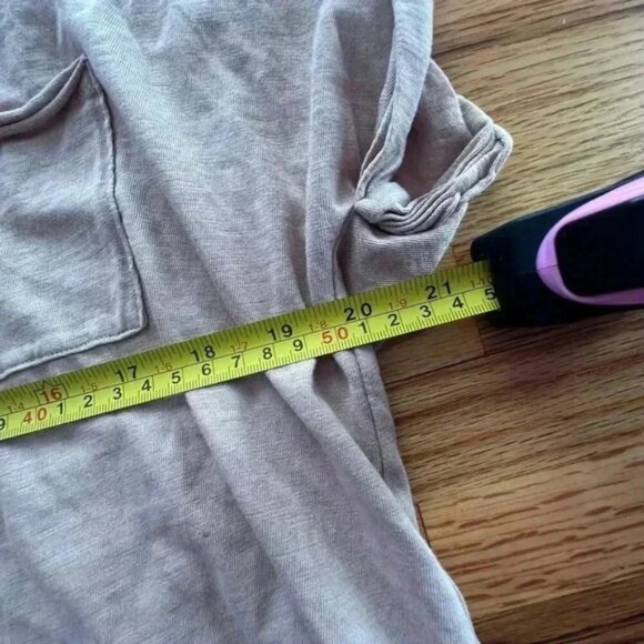 Aerie Oversized Short Sleeve Long Line Pockets Tee l SIZE MEDIUM - Picture 4 of 7